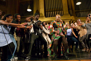Angélique Kidjo at Woolsey Hall in 2015