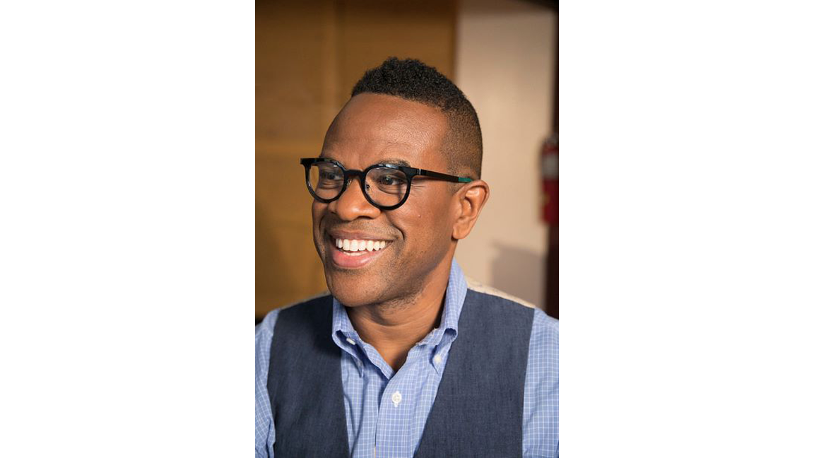 Closeup of Thomas Allen Harris smiling.