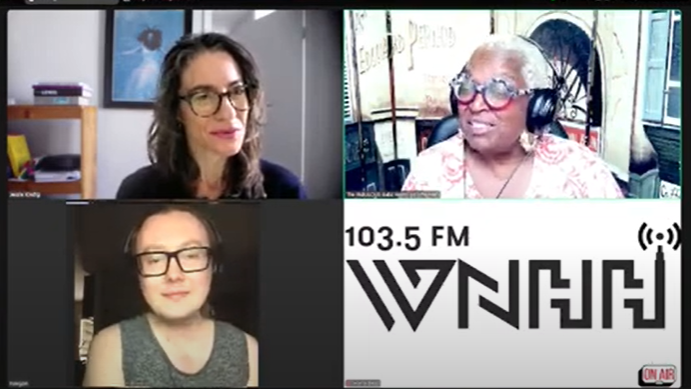 Screenshot of the YouTube show.