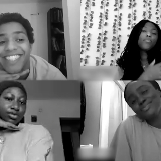 Clockwise from left: Sebastian Quaade YC'21, Mari Chiles YC'21, Zafirat Ndacky YC'23, Joan Agoh YC'21