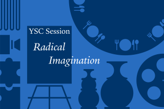 YSC Sessions: Radical Imagination, over YSC iconography