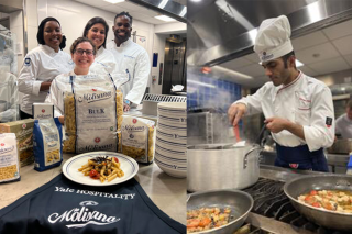 Yale Hospitality culinarians with La Molisana pasta