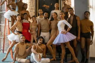 Dance Theater of Harlem Company with Arthur Mitchell Portrait