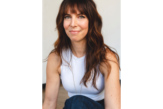 Portrait photography of a woman in a white shirt