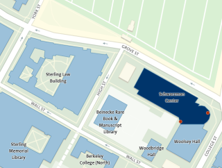 Yale Schwarzman Center Location Map