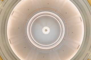 Domed ceiling in the Presidents' Room 