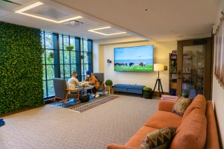 Photo of The Good Life Center lounge.