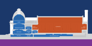 Cross section of YSC with Commons highlighted in orange