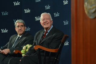 Jimmy Carter at Woolsey Hall 2014