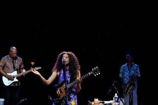 Corinne Bailey Rae performs in Commons